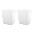 UUJOLY Plastic Trash Can Wastebasket, Garbage Container Basket by UUJOLY