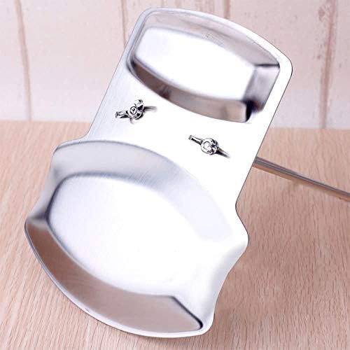 Lid and Spoon Rest Shelf,304 Stainless Steel Pan Pot Cover Lid Rack
