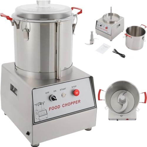 Commercial Food Processor, 5L Stainless Steel Grinder