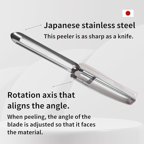 Stainless Steel Peeler Long Vegetable Peeler 8.5 inch