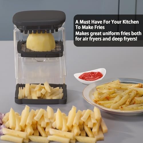 Solucky French Fry Cutter, 3/8 Inch Blade