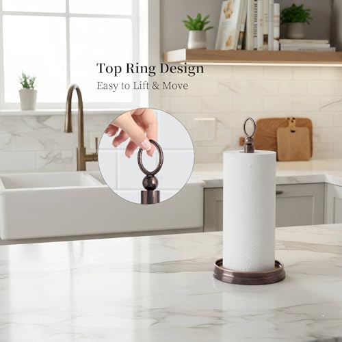 KASUNTO Countertop Paper Towel Holder, Oil Rubbed Bronze