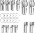 12 PCS P-38 and P-51 Military Style Can Openers with Key Rings