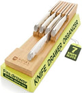 Bamboo In-Drawer Knife Block for 7 Knives