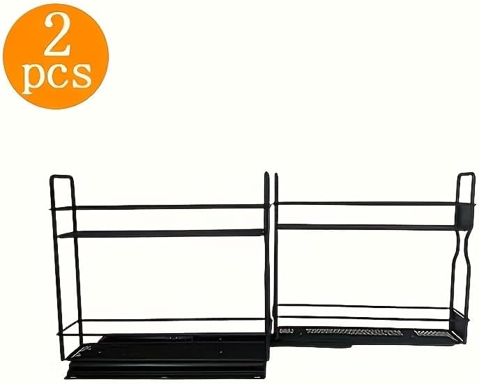 Pull Out Spice Rack Organizer for Cabinet, Heavy Duty Slide Out