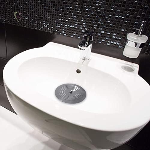 VIGOR PATH Set of 2 Silicone Tub Stoppers - 5.9 Inches Sink Stoppers