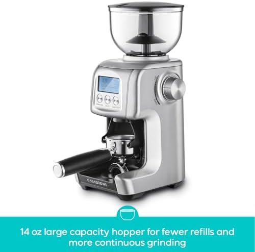 CASABREWS Tornado Electric Conical Burr Coffee Grinder, LCD Display