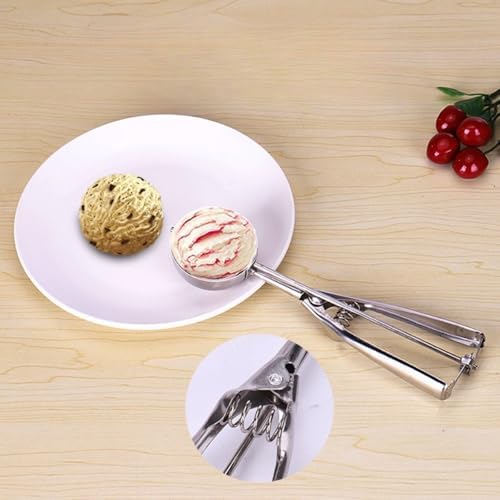 Ice Cream Scoop, Cookie Scoop Set, Stainless Steel Baking Scoop for