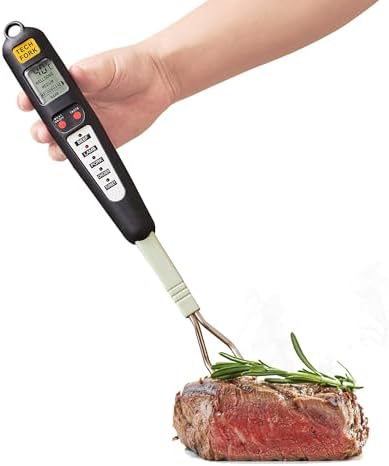 Instant Read Digital Meat Thermometer Fork