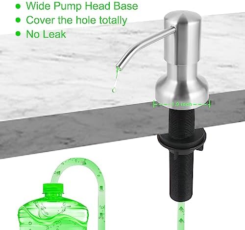 Soap Dispenser for Kitchen Sink, Brushed Nickel