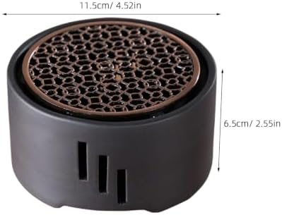 Japanese Metal Teapot Heater Warmer Base Black Steel Tea Warmer with