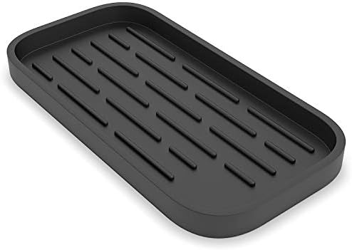 ZAPPOWARE Silicone Sink Organizer Tray, 9.6"x4.9"