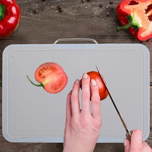Stand, PP Plastic Cutting Boards Set with Holder