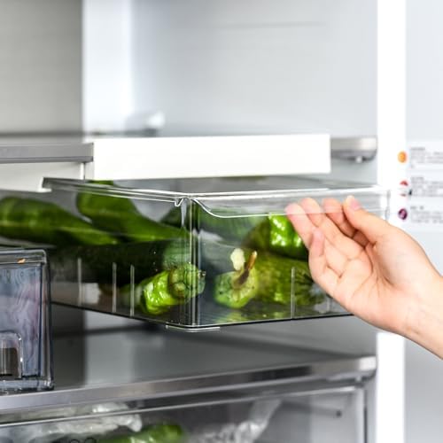 Gronivex Fridge Organizer,Refrigerator Pull-Out Drawer Bins Suitable