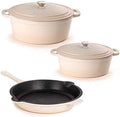 Berghoff Neo 5Pc Enameled Cast Iron Cookware Set, Pots & Pans