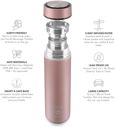 Teabloom - The ORIGINAL All-Brew Travel Tumbler & Thermos | OPRAH’s