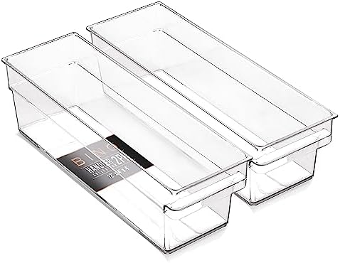 BINO | Plastic Storage Bins, Small - Shallow | THE HANDLER COLLECTION