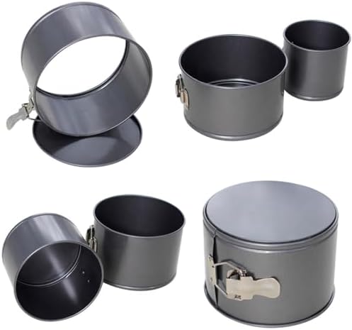 Springform Pan, Cheesecake Pan Classic Nonstick 4 PCS, Removable