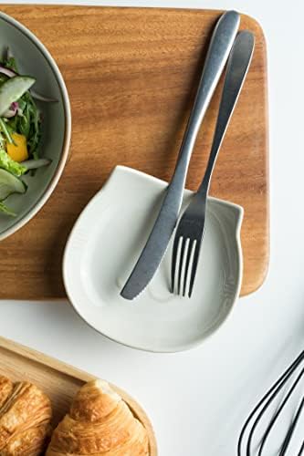 Miamolo Large Spoon Rest for Stove Top, Utensil Tray, Dishwasher Safe