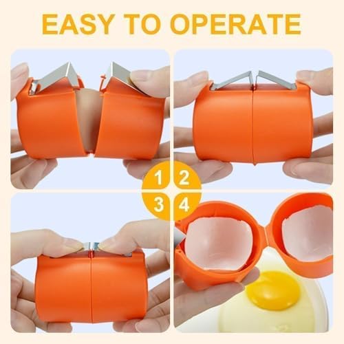 Egg Topper Cutter Tool Egg Cracker Tool Egg Shell Opener Hard Boiled