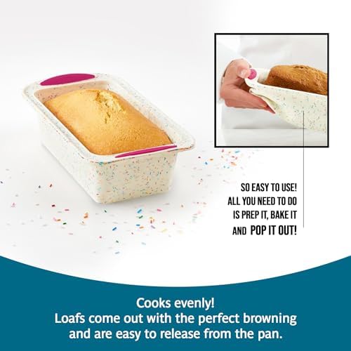Trudeau 05118555 Structure Loaf Pan Silicone Bakeware, Medium