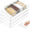 Didiseaon Spice Drawer Organizer Expandable for Kitchen Clear Acrylic