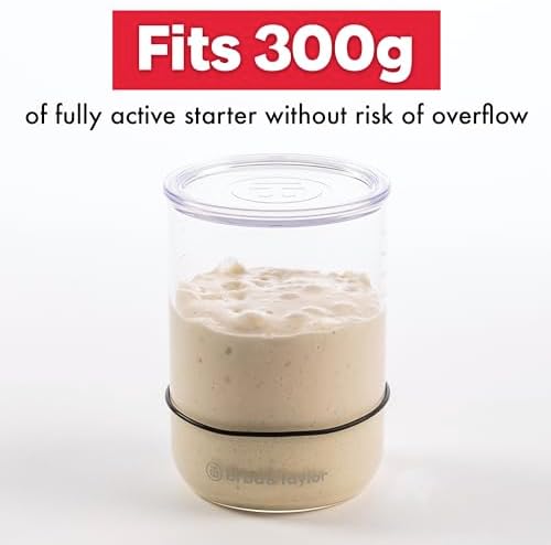 Brod & Taylor 32oz Sourdough Starter Jar with Lid