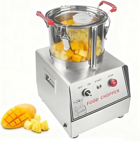 Commercial Food Processor, 5L Stainless Steel Bowl