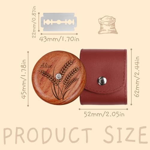 Personalized UFO Bread Lame Engraved Dough Scoring Tool with Name for