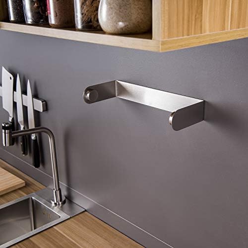 ZUNTO Paper Towel Holder Under Cabinet, Self Adhesive
