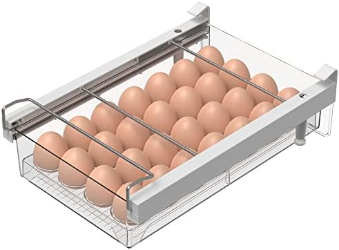 vacane Large Refrigerator Drawer with 28-Grid Egg Tray