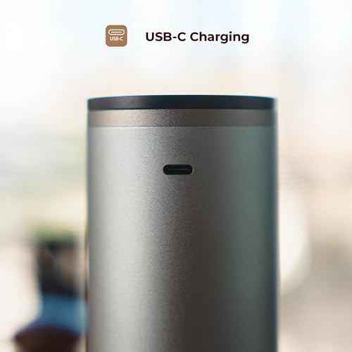 MiiCoffee PT2 Portable Coffee Grinder, USB-C Rechargeable