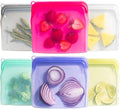 Hydra Cup Reusable Silicone Food Storage Bags for Meal Prep, 6 Pack