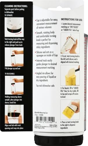 OXO Good Grips Adjustable Liquid Measuring Cup, 2 Cup Capacity