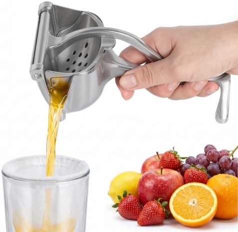 Manual Juicer Hand Press with Ergonomic Heavy Duty Handle - Pour Spout