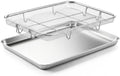 Onader Air Fryer Basket and Tray, 16x12 In Stainless Steel Baking