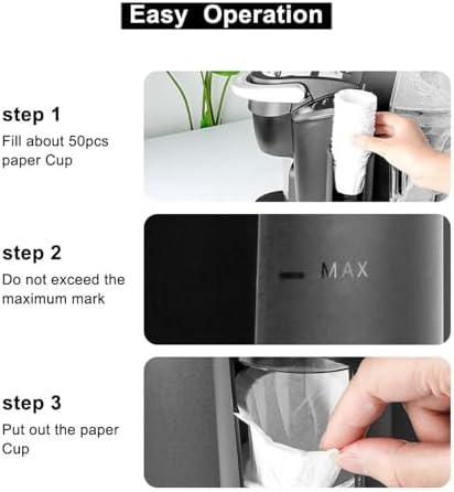 Black Coffee Filter Holder, Visual Window Design Paper Filter Holder