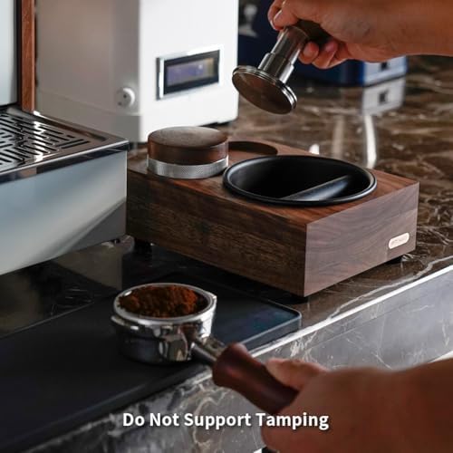 Watchget Espresso Tamping Mat & Knock Box - Coffee Knock Box with
