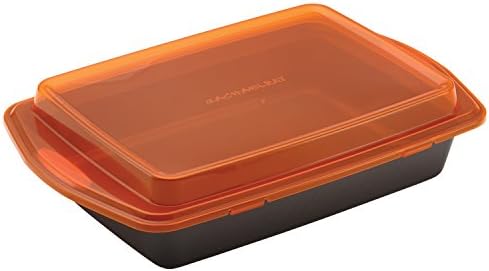 Rachael Ray Nonstick Bakeware Set with Grips and Lid