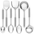 P&P CHEF Stainless Steel Cooking Utensils Set, 7 Pieces Kitchen