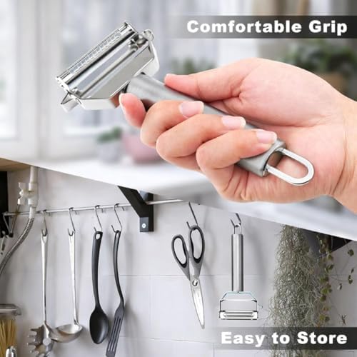 3 in 1 Stainless Steel Vegetable Peeler Set