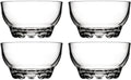 BOHEM'S Clear Glass Bowls Set for Kitchen, Small Serving Bowls for