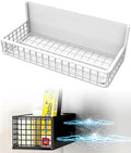 Magnetic Shelf Fridge Basket Bin Washer Dryer Locker Whiteboard