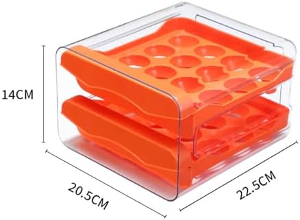 Egg Storage Case Refrigerator Egg Organizer Box Holder Tray Auto