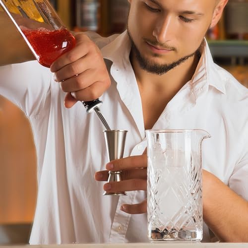 Jigger for Bartending with 2 Pourers, Japanese Jiggers with 5