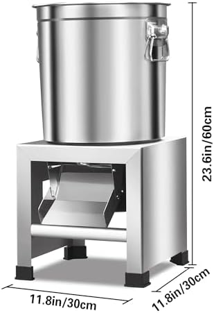 Commercial Electric Vegetable Chopper, Stainless Steel, 50-120 KG/H