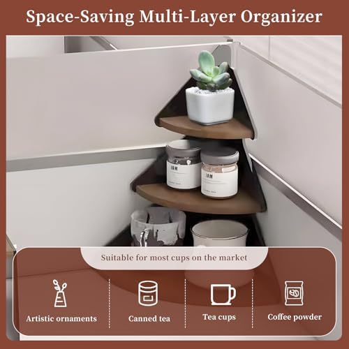 Coffee Mug Organizer Corner, Corner Coffee Mug Holder, Cup Organizer