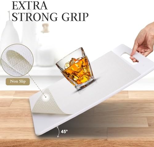 Beautysaid Shelf and Drawer Liner for Kitchen Cabinet Non Adhesive Non