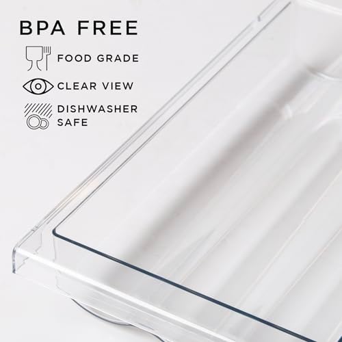 BINO Pull-Out Fridge Egg Holder, 18 Eggs