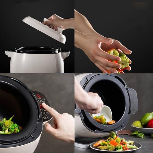 2000W Commercial Food Processor & Automatic Cooker, 6L Capacity